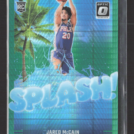 2025 Panini Donruss Optic Splash! Jared McCain #3 Green 149/249 RC