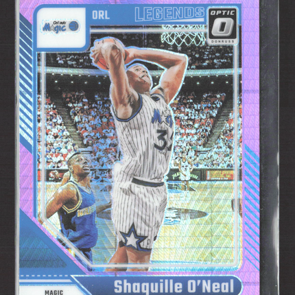 2025 Panini Donruss Optic Prizm Shaquille O'Neal #244 Pink Hyper