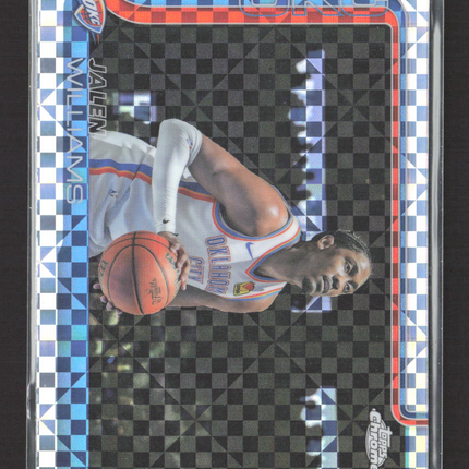 2025 Topps Chrome Jalen Williams #187 X-Fractor