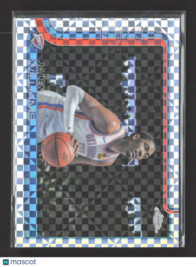 2025 Topps Chrome Jalen Williams #187 X-Fractor
