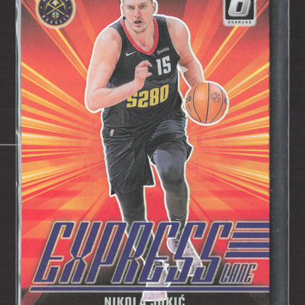 2025 Panini Donruss Optic Prizm Express Lane Nikola Jokic #3 Purple
