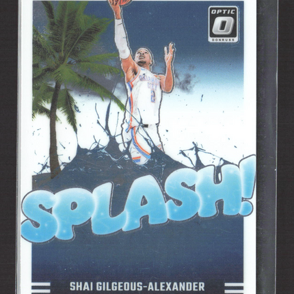 2025 Panini Donruss Optic Splash! Shai Gilgeous-Alexander #6