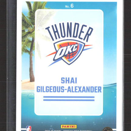 2025 Panini Donruss Optic Splash! Shai Gilgeous-Alexander #6
