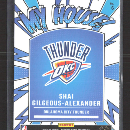 2025 Panini Donruss Optic My House! Shai Gilgeous-Alexander #6