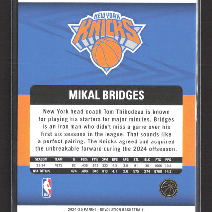2025 Panini Revolution Mikal Bridges #25