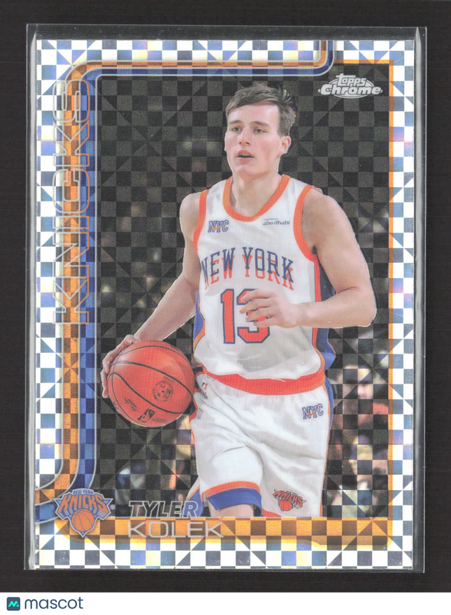2025 Topps Chrome Basketball Tyler Kolek #139 X-Fractor
