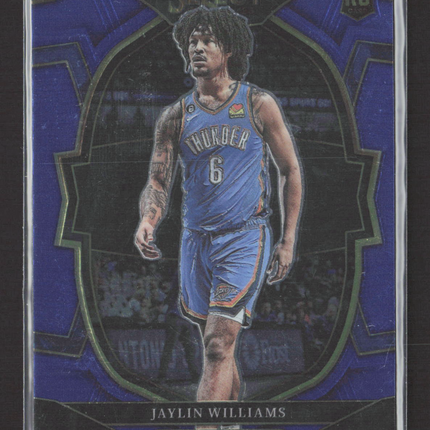 2023 Panini Select Concourse Jaylin Williams #99 Blue Prizm RC