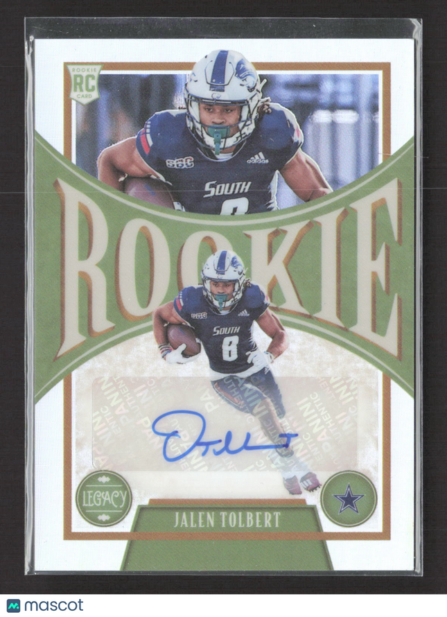 2022 Panini Legacy Football Jalen Tolbert #162 RC Auto