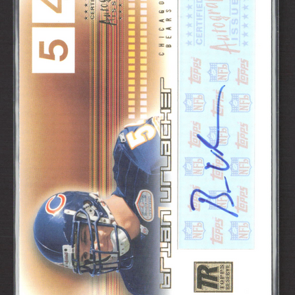 2002 Topps Reserve Brian Urlacher #RA-BU Auto