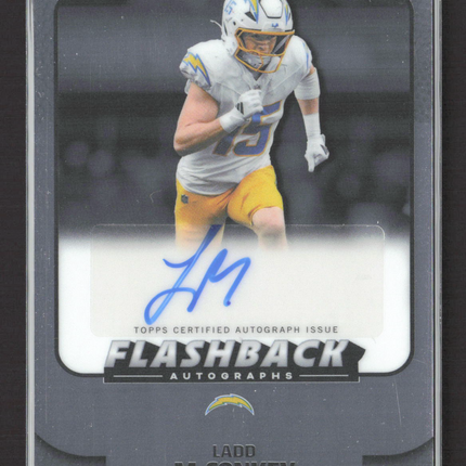 2025 Topps Finest Flashback Autographs Ladd McConkey #FBA-LM Auto