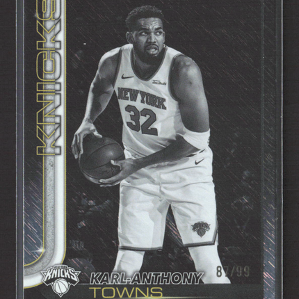 2025 Topps Flagship Karl-Anthony Towns #19 Blackout 87/99