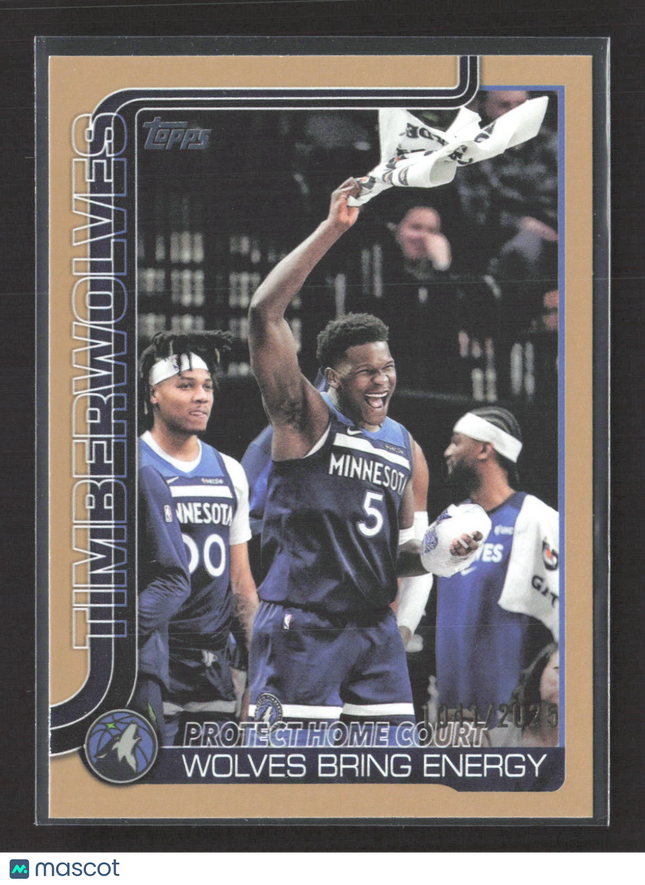 2025 Topps Flagship Anthony Edwards D'Angelo Russell #287 /2025