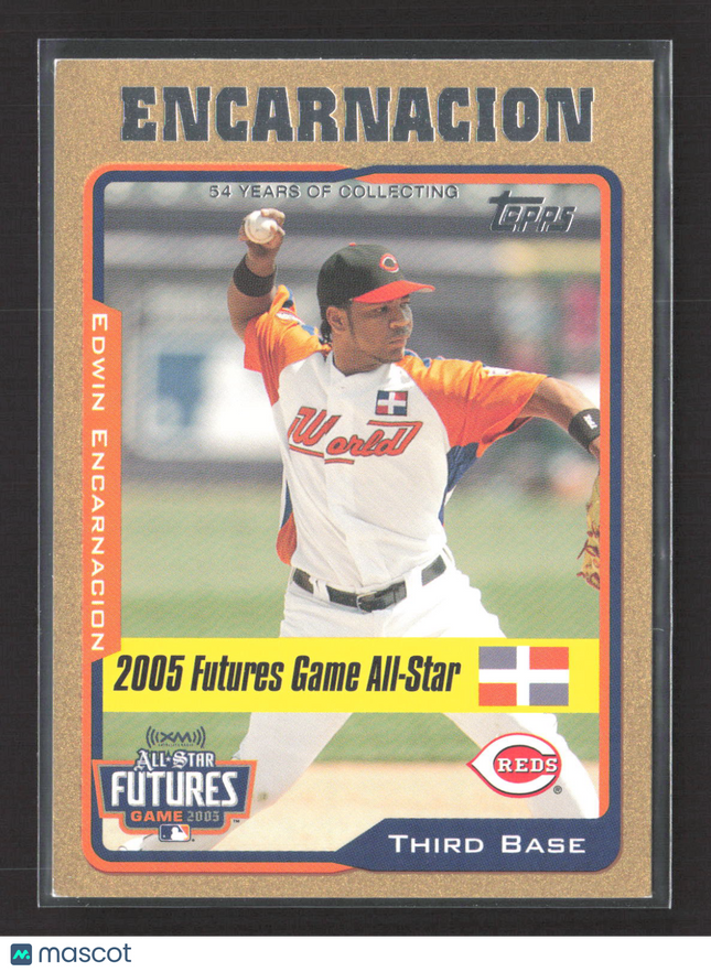 2005 Topps Update & Highlights Edwin Encarnacion #UH207 Gold 1297/2005