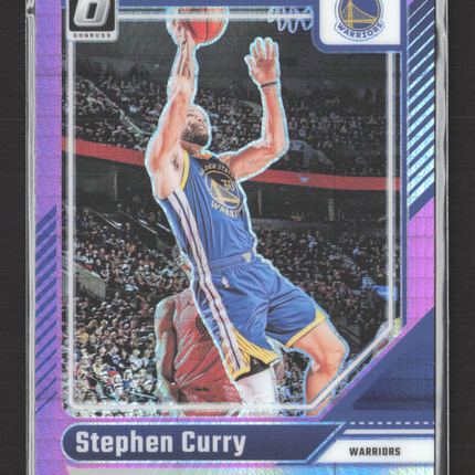 2025 Panini Donruss Optic Prizm Stephen Curry #155 Pink Hyper