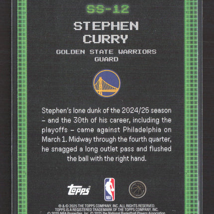 2025 Topps Scan & Slam Stephen Curry #SS-12