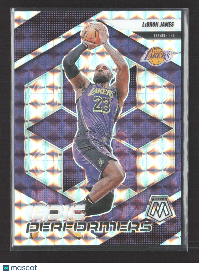 2025 Panini Mosaic Prizm Epic Performers LeBron James #2