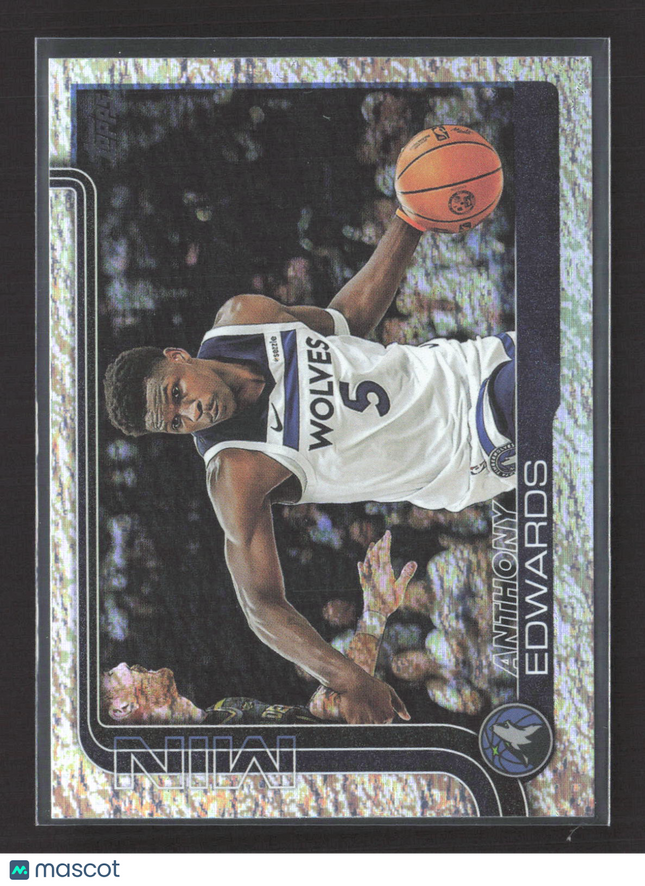 2025 Topps Flagship Anthony Edwards #108 Foil