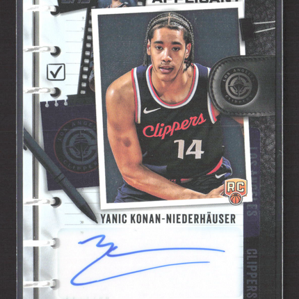 2025 Topps New Applicant Yanic Konan-Niederhauser #NA-YK RC Auto