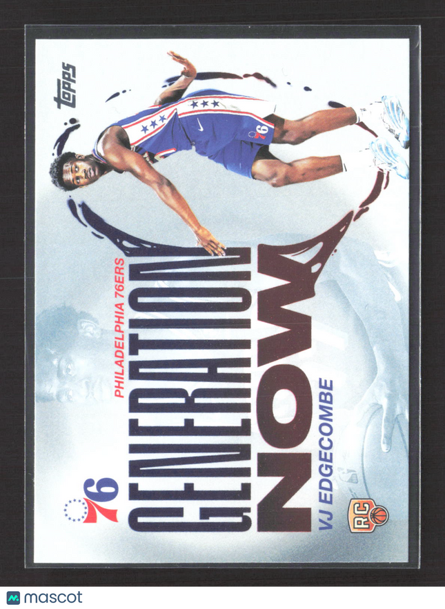 2025 Topps Generation Now VJ Edgecombe #GN-3 RC
