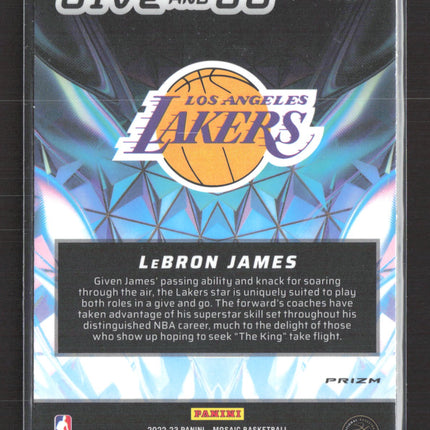2023 Panini Mosaic Give and Go LeBron James #3 Green