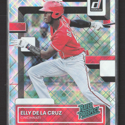 2022 Panini Donruss Elly De La Cruz #RP-6 Holo Prizm