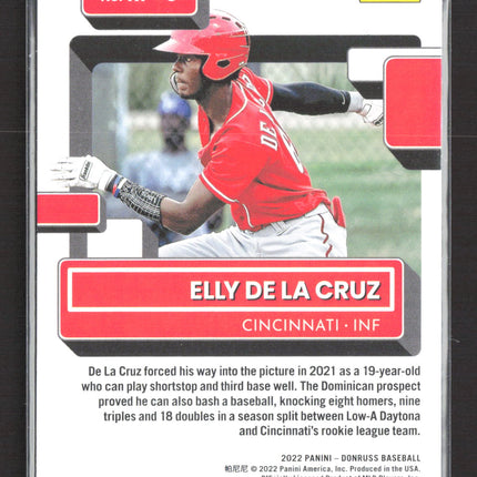 2022 Panini Donruss Elly De La Cruz #RP-6 Holo Prizm