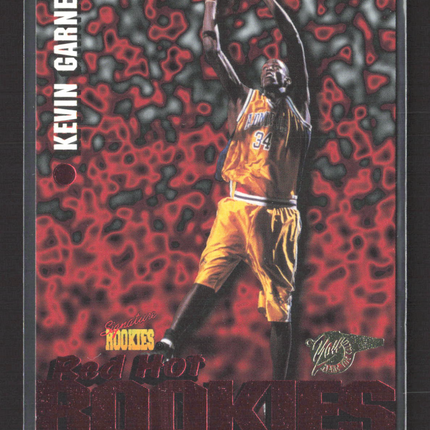 1996 Signature Rookies Red Hot Rookies Kevin Garnett #R6