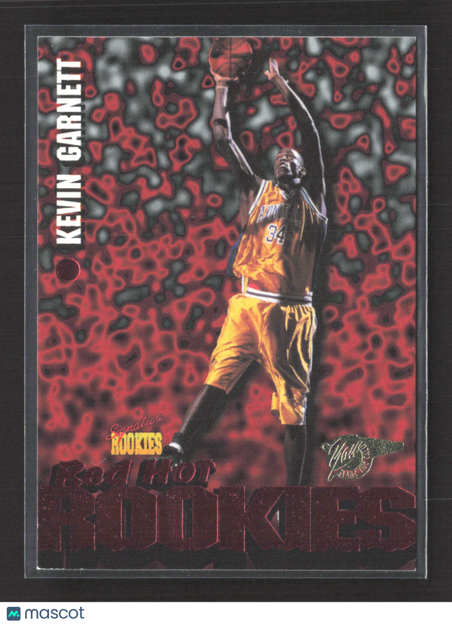 1996 Signature Rookies Red Hot Rookies Kevin Garnett #R6