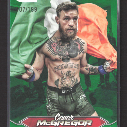 2025 Topps Stadium Club UFC Conor McGregor #200 Green 07/199