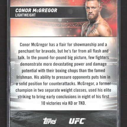 2025 Topps Stadium Club UFC Conor McGregor #200 Green 07/199
