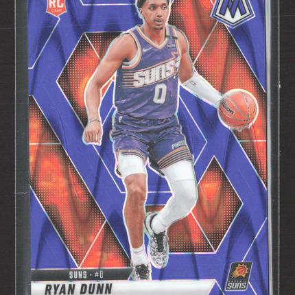 2025 Panini Mosaic Prizm Ryan Dunn #233 Blue 012/149 RC