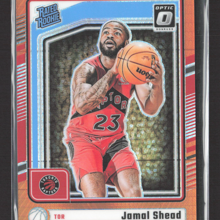 2025 Panini Donruss Optic Prizm Jamal Shead #296 Orange