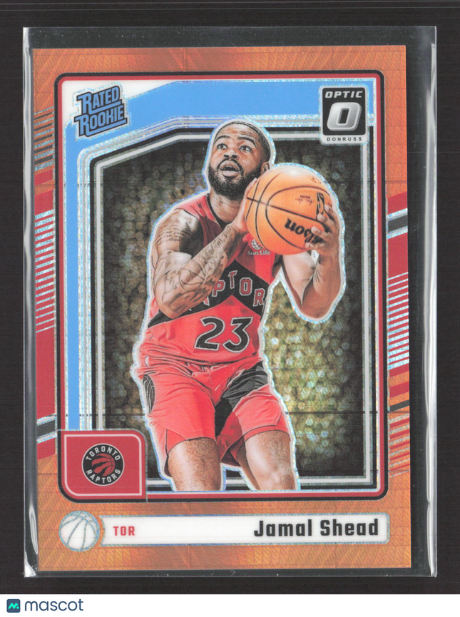 2025 Panini Donruss Optic Prizm Jamal Shead #296 Orange