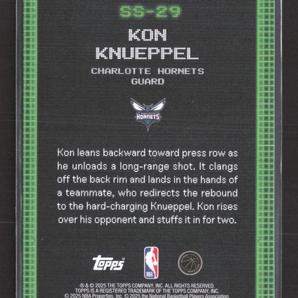 2025 Topps Scan & Slam Kon Knueppel #SS-29 RC