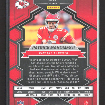 2023 Panini Mosaic Prizm Patrick Mahomes II #251 Pink
