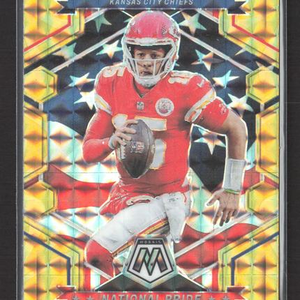 2023 Panini Prizm Mosaic Patrick Mahomes II #251 National Pride