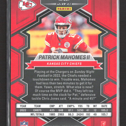 2023 Panini Mosaic Prizm Patrick Mahomes II #251 National Pride