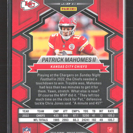 2023 Panini Mosaic Prizm Patrick Mahomes II #251 Silver