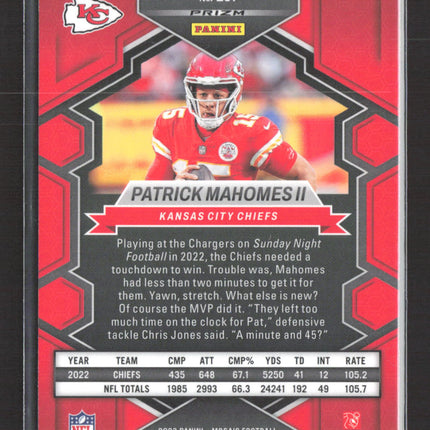 2023 Panini Mosaic Prizm Patrick Mahomes II #251 National Pride blue