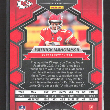 2023 Panini Mosaic Prizm Patrick Mahomes II #251 disco