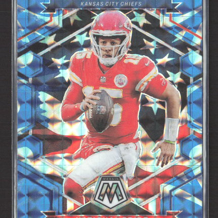 2023 Panini Prizm Mosaic Patrick Mahomes II #251 Blue