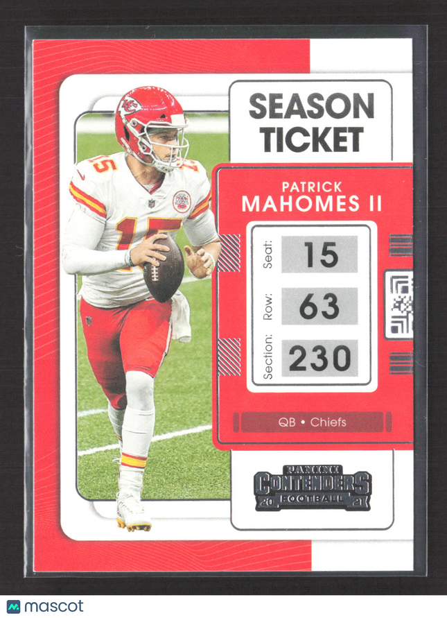 2021 Panini Contenders Football Patrick Mahomes II #47