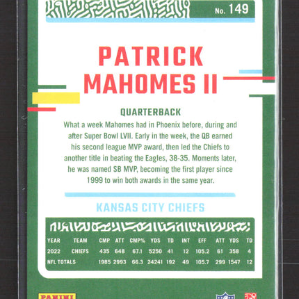 2023 Panini Donruss Football Patrick Mahomes II #149