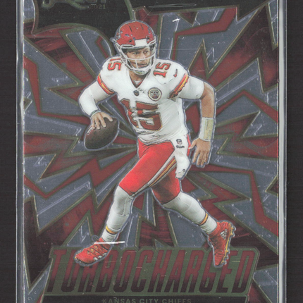 2022 Panini Select Turbocharged Patrick Mahomes II #TUR-14 Silver Prizm