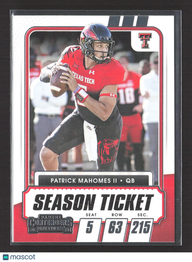 2021 Panini Contenders Draft Picks Season Ticket Patrick Mahomes II #1 /