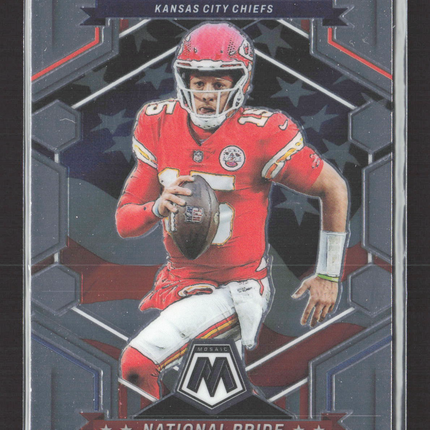 2023 Panini Mosaic Football Patrick Mahomes II #251 National Pride