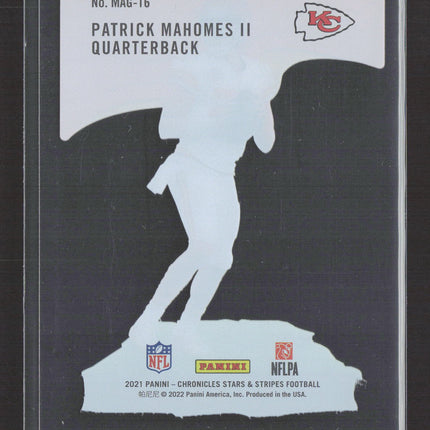 2022 Panini Chronicles Magnitude Patrick Mahomes II #MAG-16