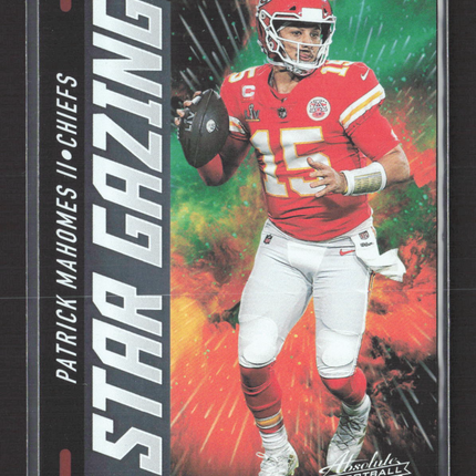 2021 Panini Absolute Star Gazing Patrick Mahomes II #SG2