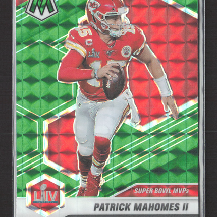 2021 Panini Prizm Mosaic Patrick Mahomes II #288 Green