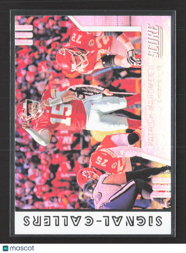 2019 Panini Score Signal-Callers Patrick Mahomes II #SC-18